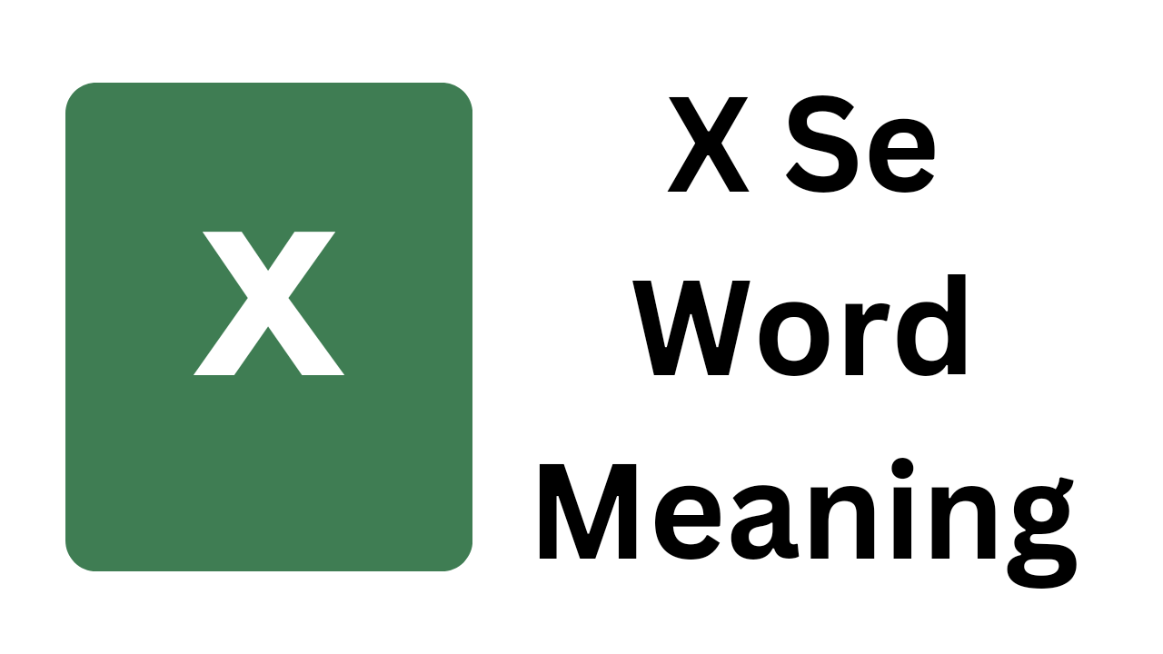 X Se Word Meaning