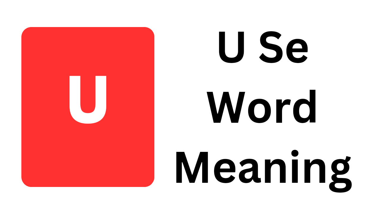 U Se Word Meaning In Hindi