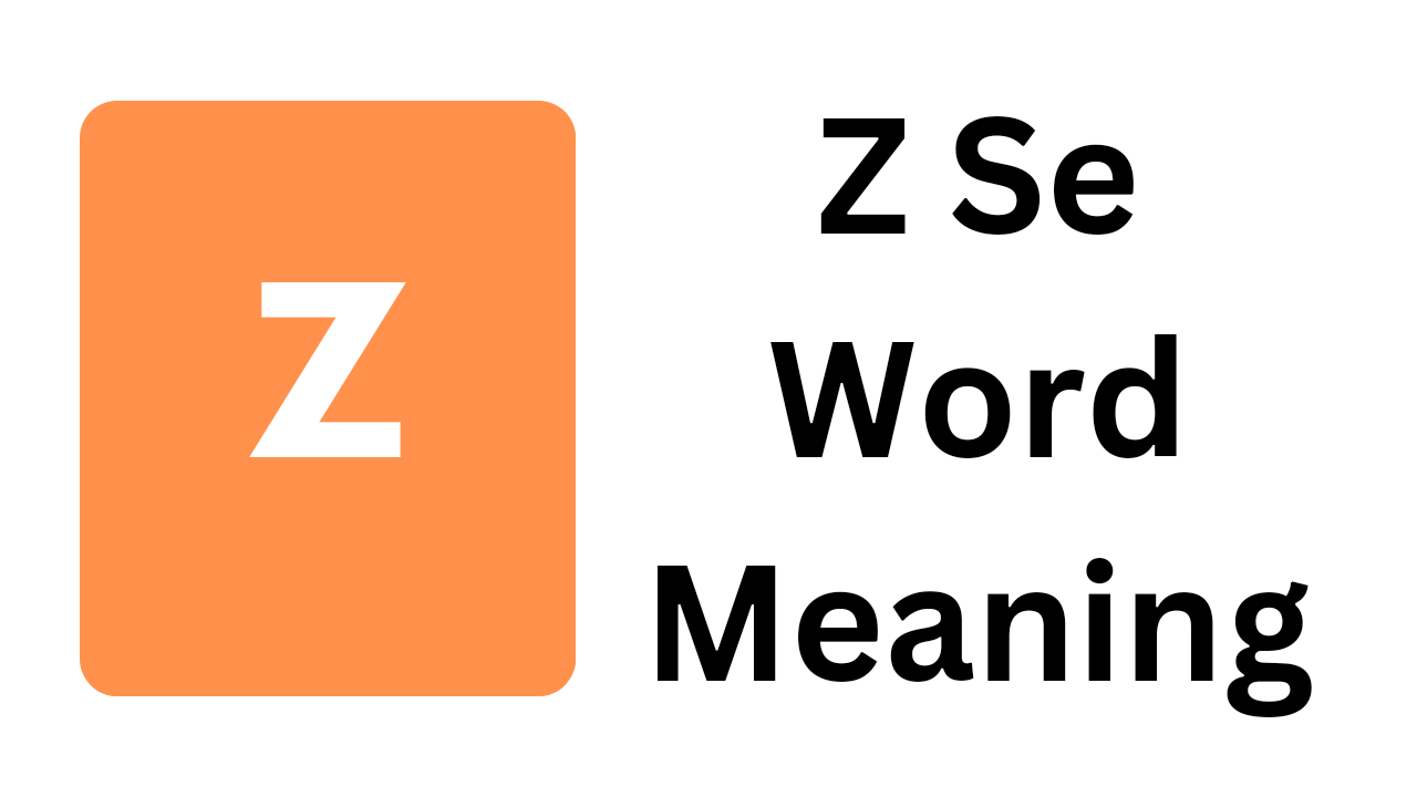 Z Se Word Meaning In Hindi