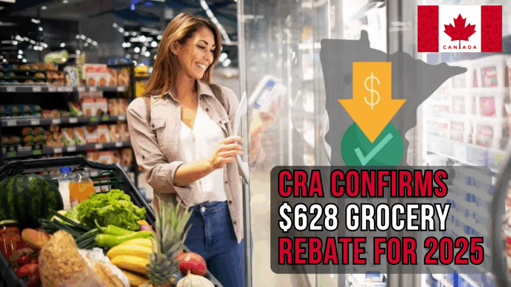 CRA Confirms $628 Grocery Rebate for 2025