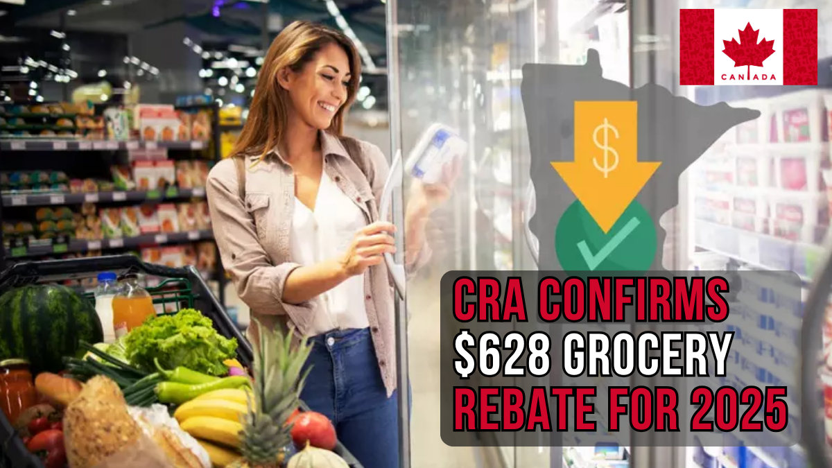 CRA Confirms $628 Grocery Rebate for 2025