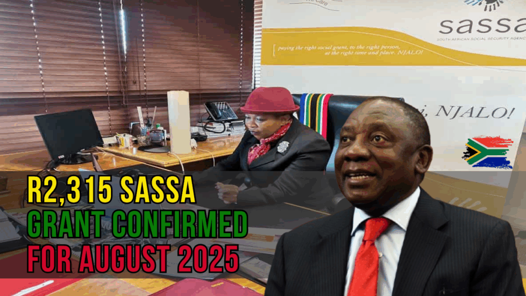 SASSA Confirm R2315 Grant