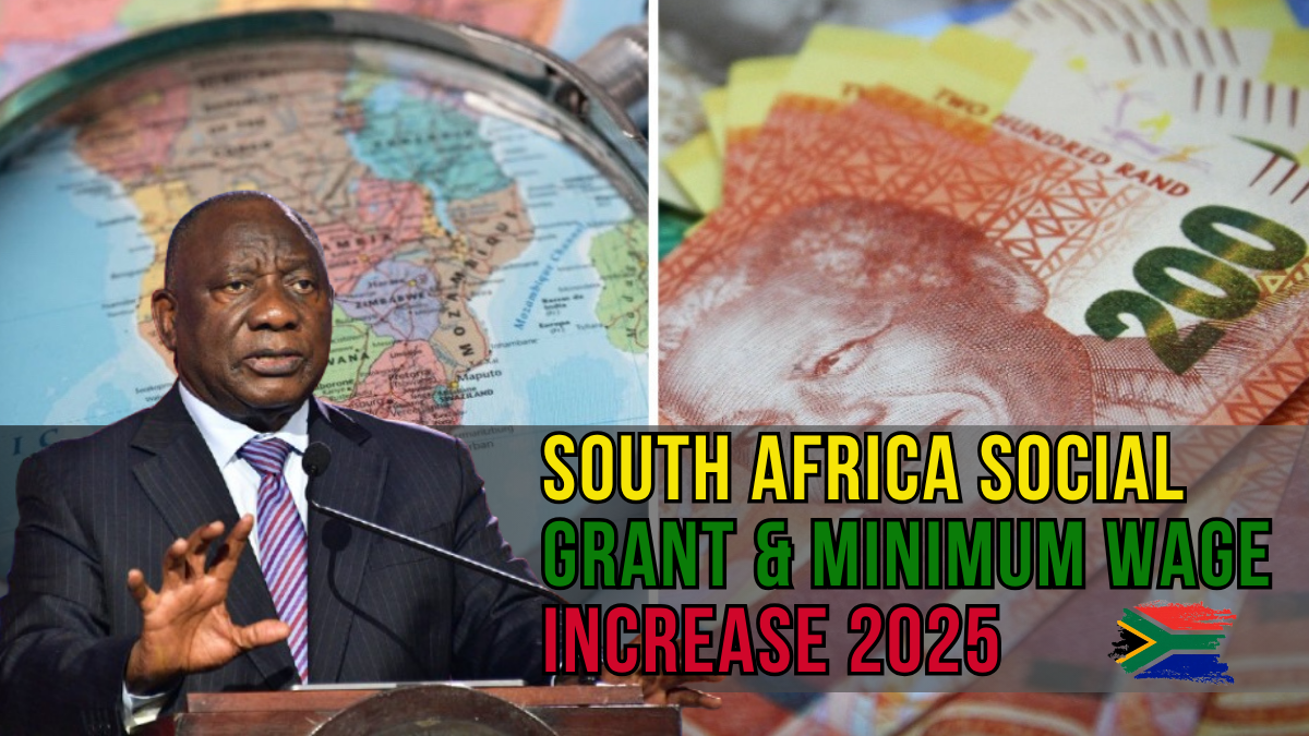 South Africa Social Grant & Minimum Wage Increase 2025